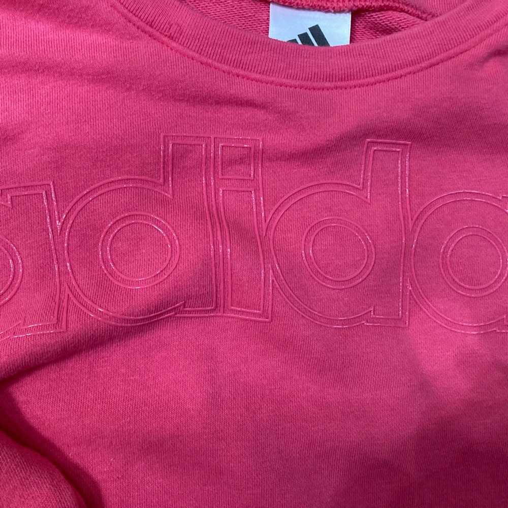 NWOT Pink adidas Sweater L - Picture 2 of 7